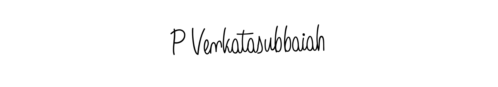 Here are the top 10 professional signature styles for the name P Venkatasubbaiah. These are the best autograph styles you can use for your name. P Venkatasubbaiah signature style 5 images and pictures png