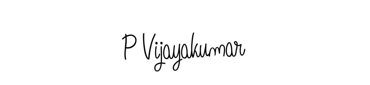 Make a beautiful signature design for name P Vijayakumar. Use this online signature maker to create a handwritten signature for free. P Vijayakumar signature style 5 images and pictures png