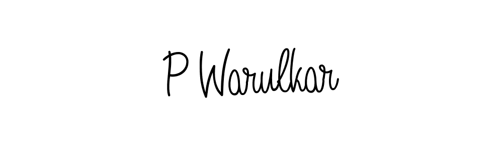 Check out images of Autograph of P Warulkar name. Actor P Warulkar Signature Style. Angelique-Rose-font-FFP is a professional sign style online. P Warulkar signature style 5 images and pictures png