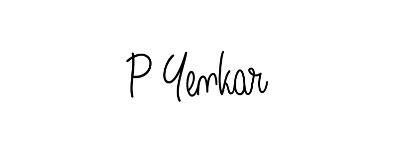 Similarly Angelique-Rose-font-FFP is the best handwritten signature design. Signature creator online .You can use it as an online autograph creator for name P Yenkar. P Yenkar signature style 5 images and pictures png