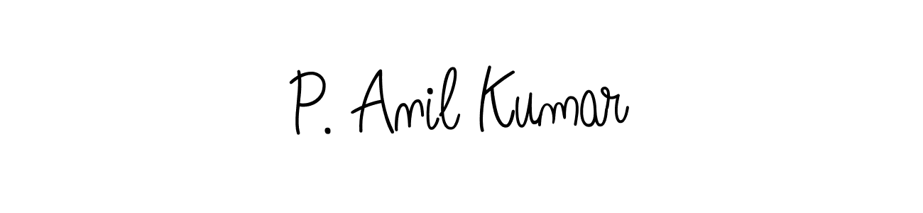 if you are searching for the best signature style for your name P. Anil Kumar. so please give up your signature search. here we have designed multiple signature styles  using Angelique-Rose-font-FFP. P. Anil Kumar signature style 5 images and pictures png