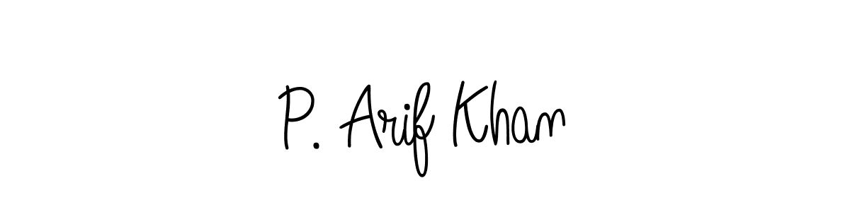 Best and Professional Signature Style for P. Arif Khan. Angelique-Rose-font-FFP Best Signature Style Collection. P. Arif Khan signature style 5 images and pictures png