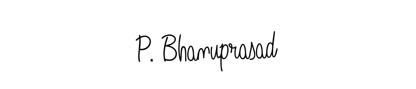 It looks lik you need a new signature style for name P. Bhanuprasad. Design unique handwritten (Angelique-Rose-font-FFP) signature with our free signature maker in just a few clicks. P. Bhanuprasad signature style 5 images and pictures png