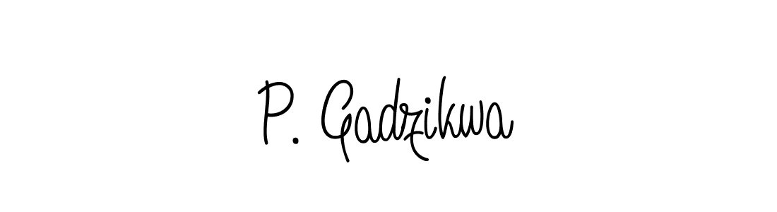 It looks lik you need a new signature style for name P. Gadzikwa. Design unique handwritten (Angelique-Rose-font-FFP) signature with our free signature maker in just a few clicks. P. Gadzikwa signature style 5 images and pictures png
