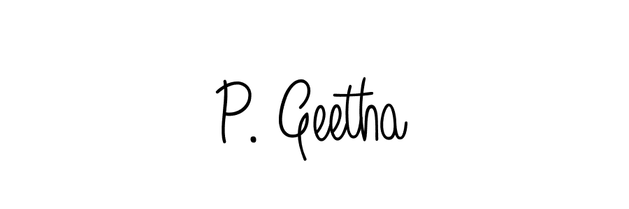 Make a short P. Geetha signature style. Manage your documents anywhere anytime using Angelique-Rose-font-FFP. Create and add eSignatures, submit forms, share and send files easily. P. Geetha signature style 5 images and pictures png