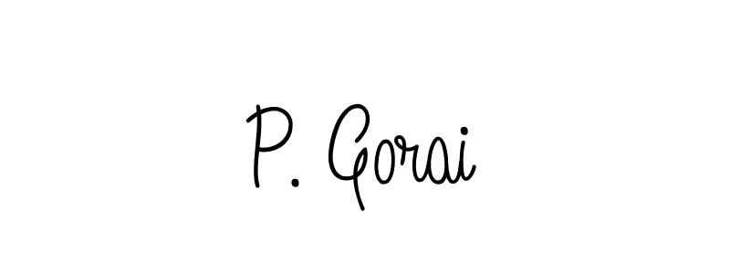 Best and Professional Signature Style for P. Gorai. Angelique-Rose-font-FFP Best Signature Style Collection. P. Gorai signature style 5 images and pictures png