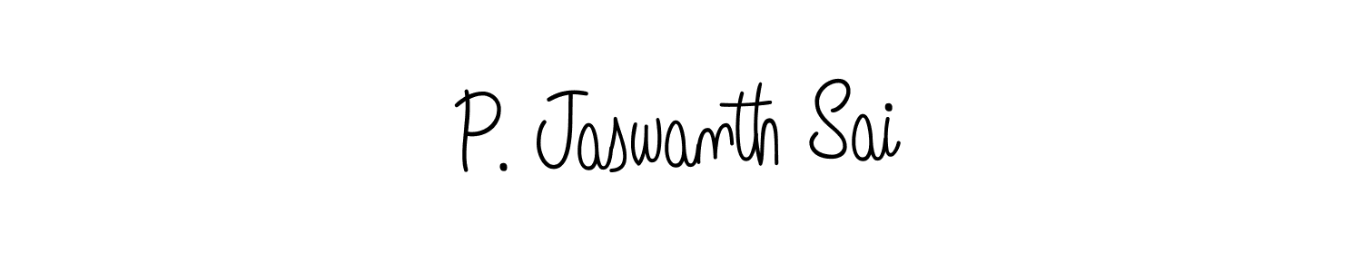 It looks lik you need a new signature style for name P. Jaswanth Sai. Design unique handwritten (Angelique-Rose-font-FFP) signature with our free signature maker in just a few clicks. P. Jaswanth Sai signature style 5 images and pictures png