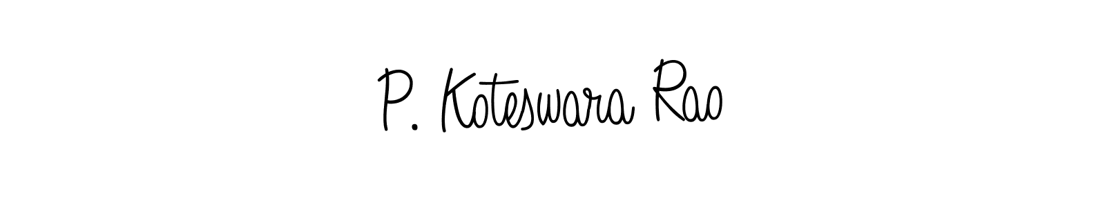 Similarly Angelique-Rose-font-FFP is the best handwritten signature design. Signature creator online .You can use it as an online autograph creator for name P. Koteswara Rao. P. Koteswara Rao signature style 5 images and pictures png