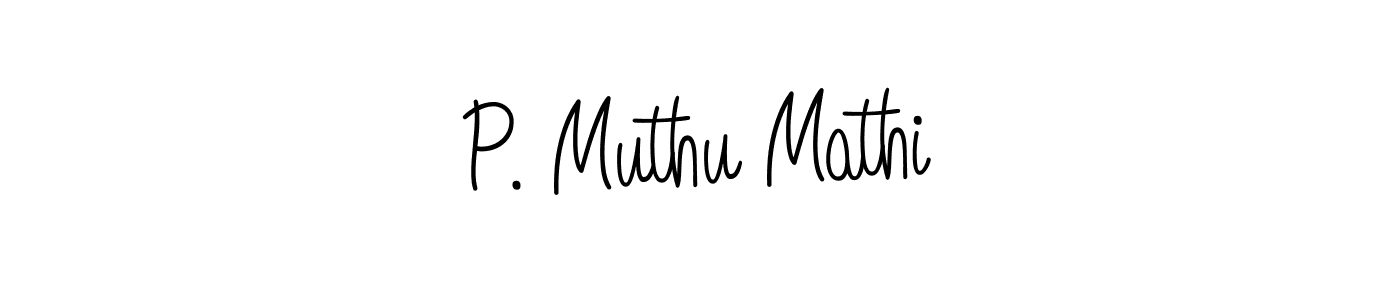 How to make P. Muthu Mathi signature? Angelique-Rose-font-FFP is a professional autograph style. Create handwritten signature for P. Muthu Mathi name. P. Muthu Mathi signature style 5 images and pictures png