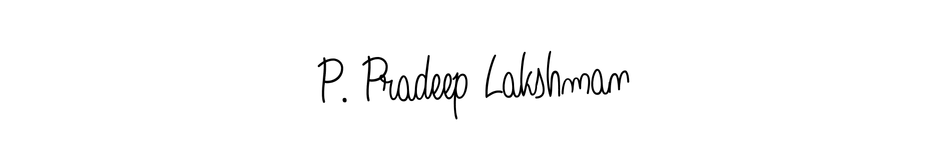 How to Draw P. Pradeep Lakshman signature style? Angelique-Rose-font-FFP is a latest design signature styles for name P. Pradeep Lakshman. P. Pradeep Lakshman signature style 5 images and pictures png