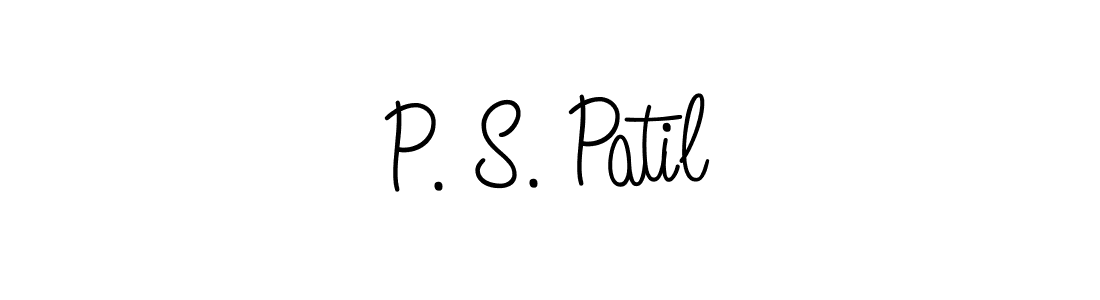 Check out images of Autograph of P. S. Patil name. Actor P. S. Patil Signature Style. Angelique-Rose-font-FFP is a professional sign style online. P. S. Patil signature style 5 images and pictures png