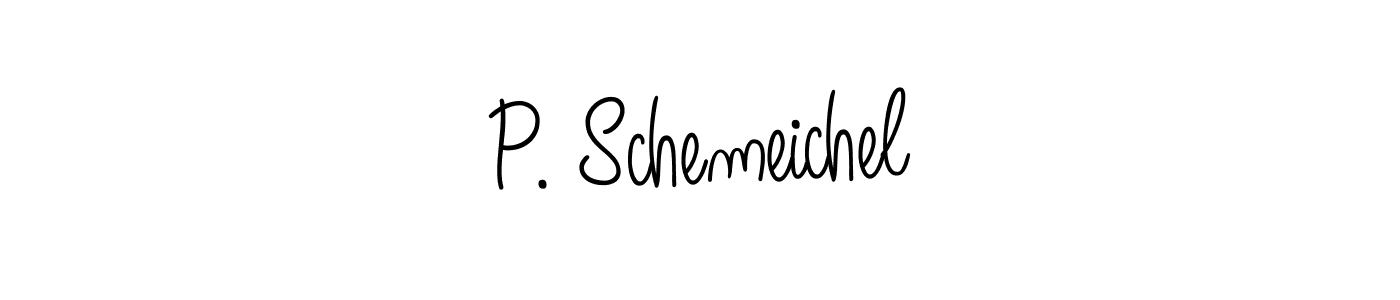 Once you've used our free online signature maker to create your best signature Angelique-Rose-font-FFP style, it's time to enjoy all of the benefits that P. Schemeichel name signing documents. P. Schemeichel signature style 5 images and pictures png