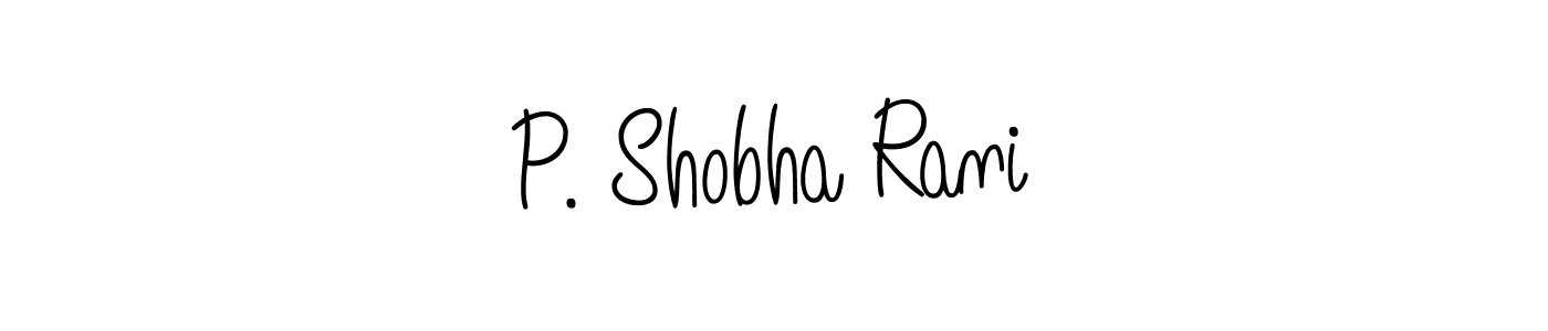 Once you've used our free online signature maker to create your best signature Angelique-Rose-font-FFP style, it's time to enjoy all of the benefits that P. Shobha Rani name signing documents. P. Shobha Rani signature style 5 images and pictures png
