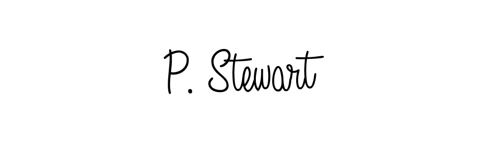 The best way (Angelique-Rose-font-FFP) to make a short signature is to pick only two or three words in your name. The name P. Stewart include a total of six letters. For converting this name. P. Stewart signature style 5 images and pictures png