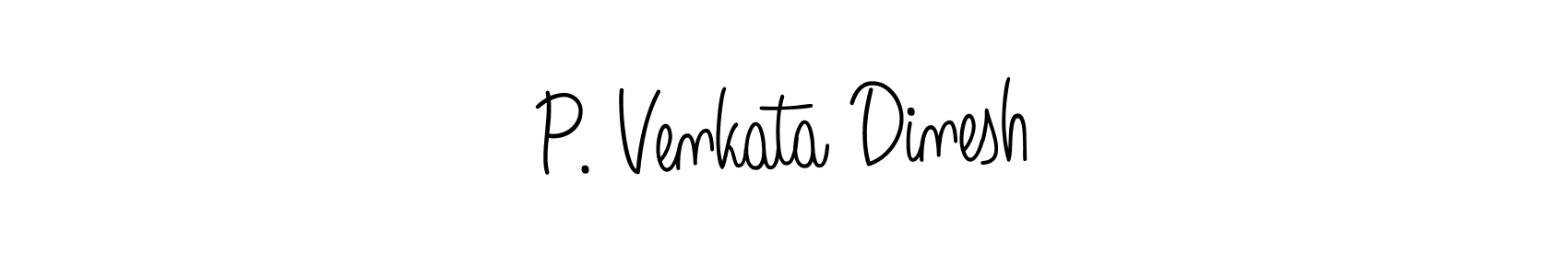 if you are searching for the best signature style for your name P. Venkata Dinesh. so please give up your signature search. here we have designed multiple signature styles  using Angelique-Rose-font-FFP. P. Venkata Dinesh signature style 5 images and pictures png