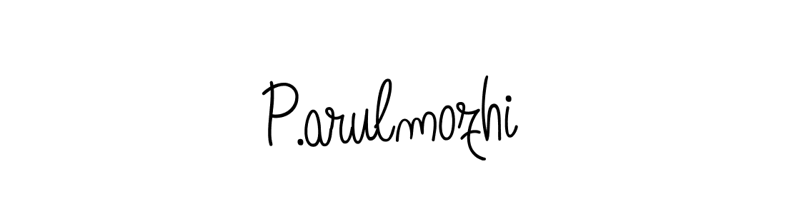 Make a beautiful signature design for name P.arulmozhi. Use this online signature maker to create a handwritten signature for free. P.arulmozhi signature style 5 images and pictures png