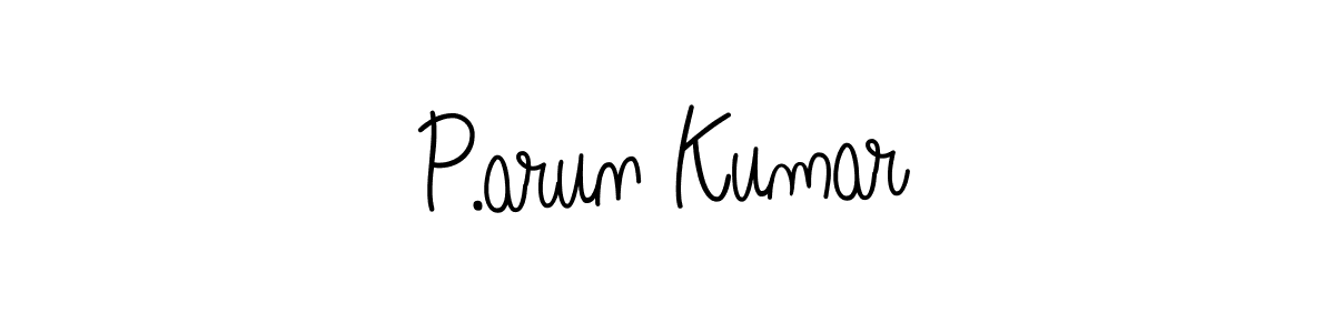 How to make P.arun Kumar signature? Angelique-Rose-font-FFP is a professional autograph style. Create handwritten signature for P.arun Kumar name. P.arun Kumar signature style 5 images and pictures png