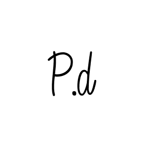 Also we have P.d name is the best signature style. Create professional handwritten signature collection using Angelique-Rose-font-FFP autograph style. P.d signature style 5 images and pictures png