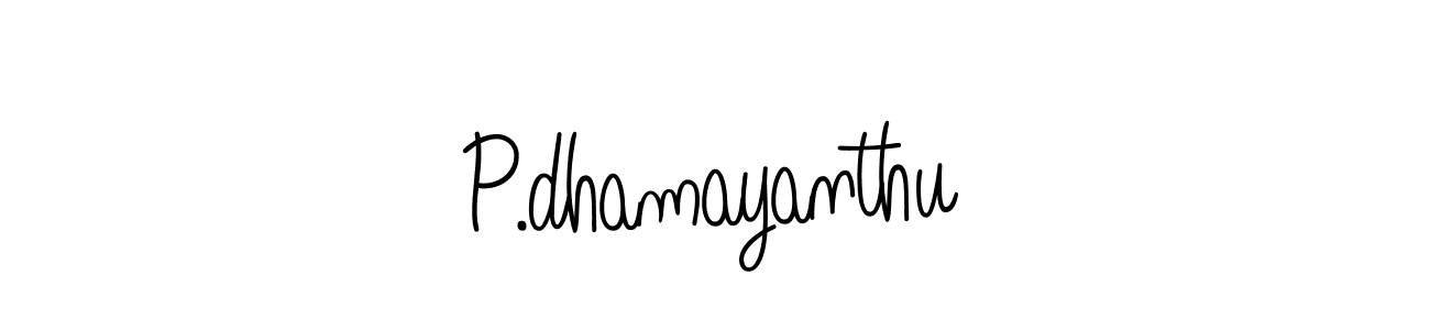 Best and Professional Signature Style for P.dhamayanthu. Angelique-Rose-font-FFP Best Signature Style Collection. P.dhamayanthu signature style 5 images and pictures png