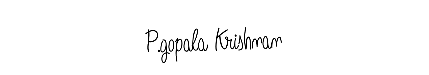 How to make P.gopala Krishnan signature? Angelique-Rose-font-FFP is a professional autograph style. Create handwritten signature for P.gopala Krishnan name. P.gopala Krishnan signature style 5 images and pictures png