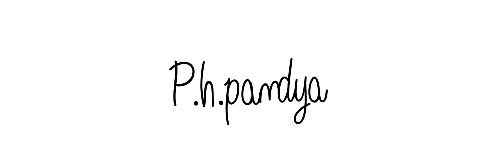 How to Draw P.h.pandya signature style? Angelique-Rose-font-FFP is a latest design signature styles for name P.h.pandya. P.h.pandya signature style 5 images and pictures png