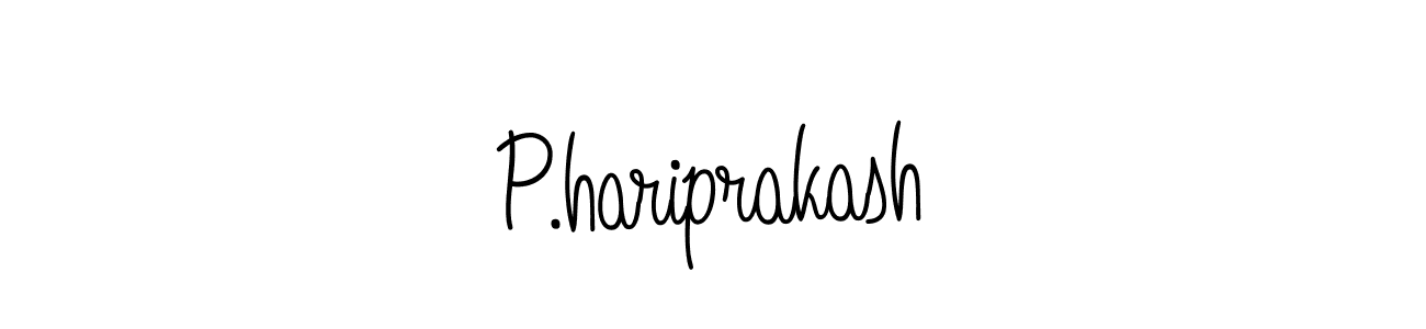 How to make P.hariprakash signature? Angelique-Rose-font-FFP is a professional autograph style. Create handwritten signature for P.hariprakash name. P.hariprakash signature style 5 images and pictures png