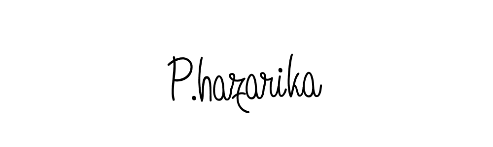 P.hazarika stylish signature style. Best Handwritten Sign (Angelique-Rose-font-FFP) for my name. Handwritten Signature Collection Ideas for my name P.hazarika. P.hazarika signature style 5 images and pictures png