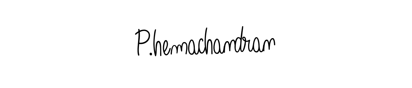 How to make P.hemachandran signature? Angelique-Rose-font-FFP is a professional autograph style. Create handwritten signature for P.hemachandran name. P.hemachandran signature style 5 images and pictures png