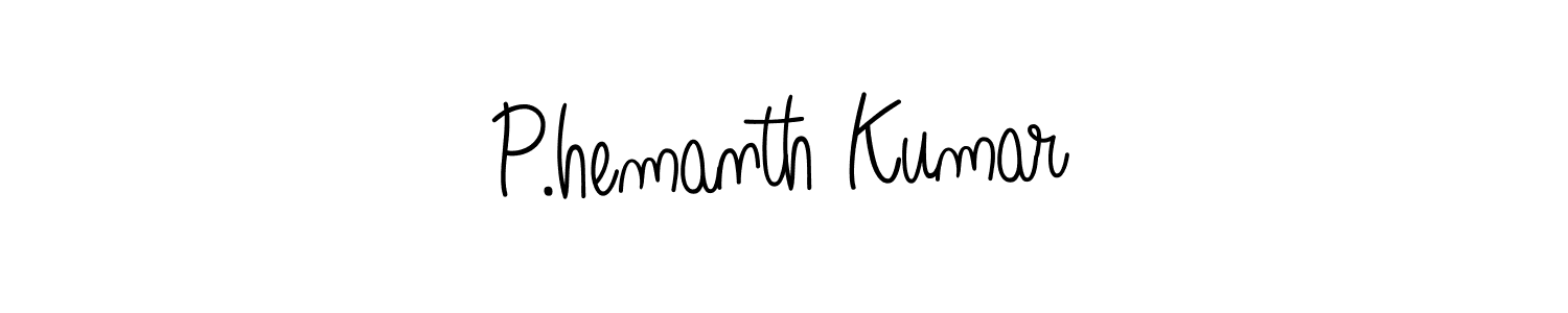 Once you've used our free online signature maker to create your best signature Angelique-Rose-font-FFP style, it's time to enjoy all of the benefits that P.hemanth Kumar name signing documents. P.hemanth Kumar signature style 5 images and pictures png