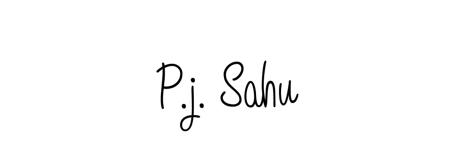 if you are searching for the best signature style for your name P.j. Sahu. so please give up your signature search. here we have designed multiple signature styles  using Angelique-Rose-font-FFP. P.j. Sahu signature style 5 images and pictures png