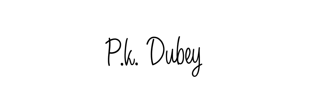 Also we have P.k. Dubey name is the best signature style. Create professional handwritten signature collection using Angelique-Rose-font-FFP autograph style. P.k. Dubey signature style 5 images and pictures png