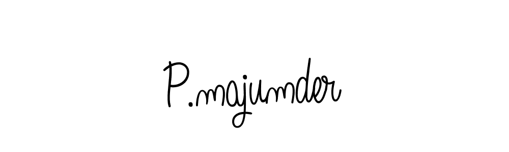 How to Draw P.majumder signature style? Angelique-Rose-font-FFP is a latest design signature styles for name P.majumder. P.majumder signature style 5 images and pictures png