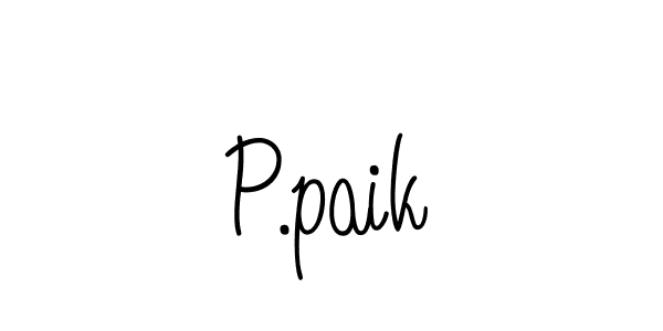 Make a beautiful signature design for name P.paik. Use this online signature maker to create a handwritten signature for free. P.paik signature style 5 images and pictures png