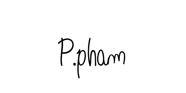 Also we have P.pham name is the best signature style. Create professional handwritten signature collection using Angelique-Rose-font-FFP autograph style. P.pham signature style 5 images and pictures png