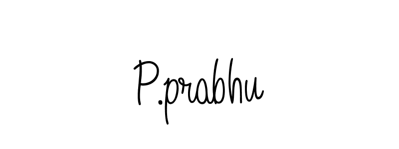 How to Draw P.prabhu signature style? Angelique-Rose-font-FFP is a latest design signature styles for name P.prabhu. P.prabhu signature style 5 images and pictures png