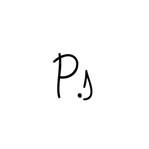 Make a beautiful signature design for name P.s. Use this online signature maker to create a handwritten signature for free. P.s signature style 5 images and pictures png