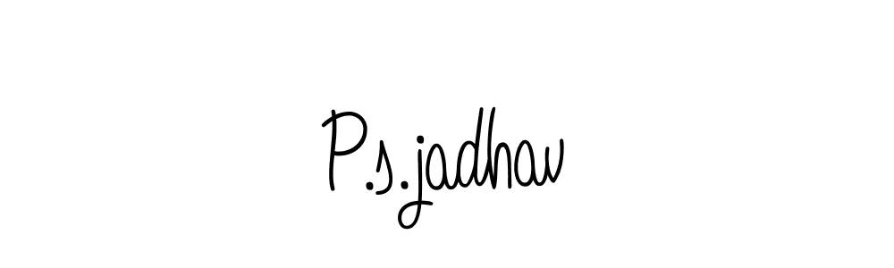 if you are searching for the best signature style for your name P.s.jadhav. so please give up your signature search. here we have designed multiple signature styles  using Angelique-Rose-font-FFP. P.s.jadhav signature style 5 images and pictures png