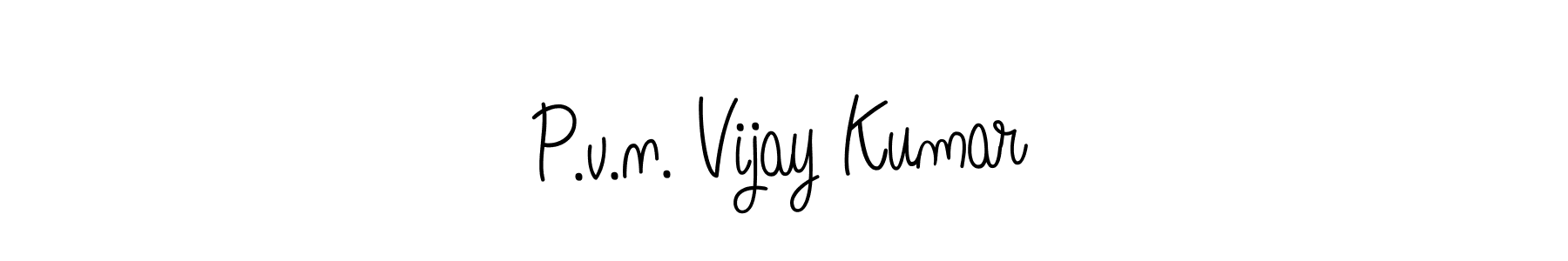 It looks lik you need a new signature style for name P.v.n. Vijay Kumar. Design unique handwritten (Angelique-Rose-font-FFP) signature with our free signature maker in just a few clicks. P.v.n. Vijay Kumar signature style 5 images and pictures png