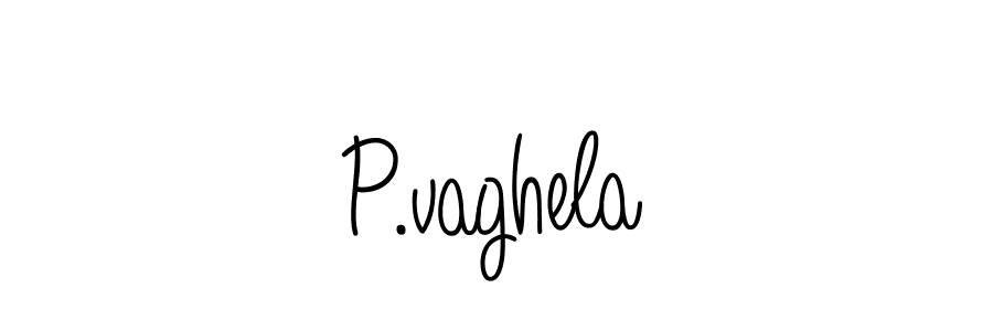 How to make P.vaghela signature? Angelique-Rose-font-FFP is a professional autograph style. Create handwritten signature for P.vaghela name. P.vaghela signature style 5 images and pictures png