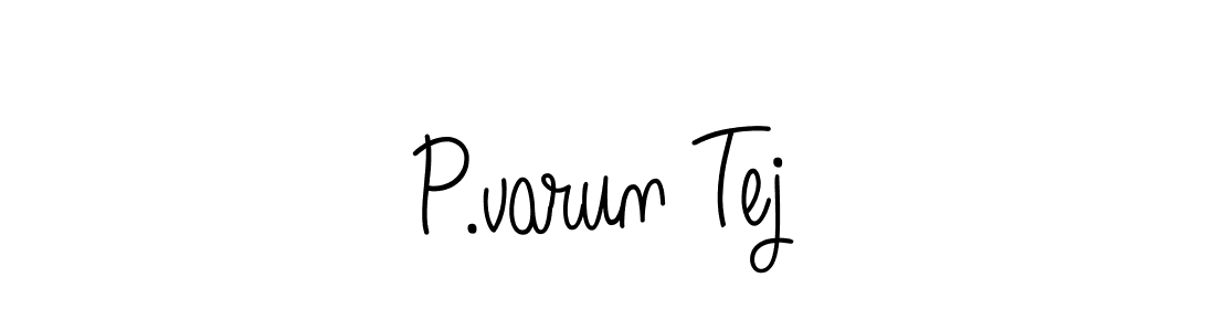 if you are searching for the best signature style for your name P.varun Tej. so please give up your signature search. here we have designed multiple signature styles  using Angelique-Rose-font-FFP. P.varun Tej signature style 5 images and pictures png