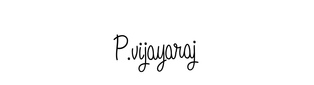Create a beautiful signature design for name P.vijayaraj. With this signature (Angelique-Rose-font-FFP) fonts, you can make a handwritten signature for free. P.vijayaraj signature style 5 images and pictures png