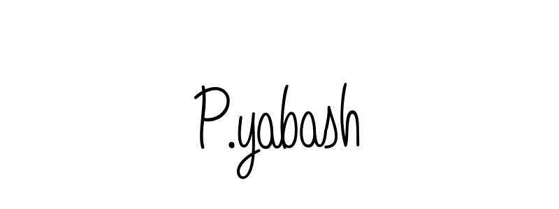 Angelique-Rose-font-FFP is a professional signature style that is perfect for those who want to add a touch of class to their signature. It is also a great choice for those who want to make their signature more unique. Get P.yabash name to fancy signature for free. P.yabash signature style 5 images and pictures png