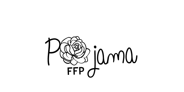 You should practise on your own different ways (Angelique-Rose-font-FFP) to write your name (P4jama) in signature. don't let someone else do it for you. P4jama signature style 5 images and pictures png
