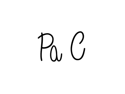 Also we have Pa C name is the best signature style. Create professional handwritten signature collection using Angelique-Rose-font-FFP autograph style. Pa C signature style 5 images and pictures png