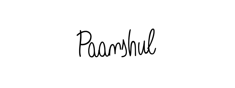 You can use this online signature creator to create a handwritten signature for the name Paanshul. This is the best online autograph maker. Paanshul signature style 5 images and pictures png