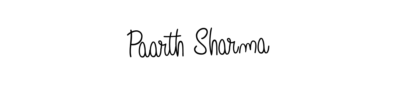 Also we have Paarth Sharma name is the best signature style. Create professional handwritten signature collection using Angelique-Rose-font-FFP autograph style. Paarth Sharma signature style 5 images and pictures png