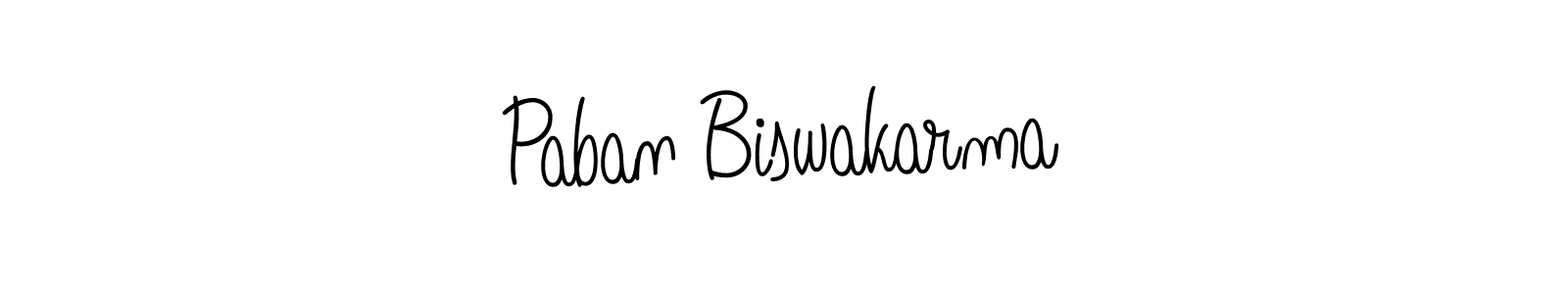 Make a short Paban Biswakarma signature style. Manage your documents anywhere anytime using Angelique-Rose-font-FFP. Create and add eSignatures, submit forms, share and send files easily. Paban Biswakarma signature style 5 images and pictures png