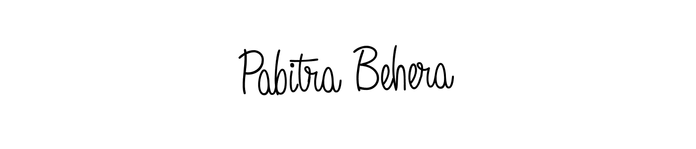 Pabitra Behera stylish signature style. Best Handwritten Sign (Angelique-Rose-font-FFP) for my name. Handwritten Signature Collection Ideas for my name Pabitra Behera. Pabitra Behera signature style 5 images and pictures png