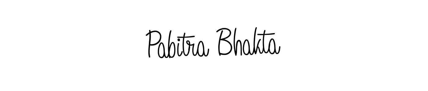 Also we have Pabitra Bhakta name is the best signature style. Create professional handwritten signature collection using Angelique-Rose-font-FFP autograph style. Pabitra Bhakta signature style 5 images and pictures png