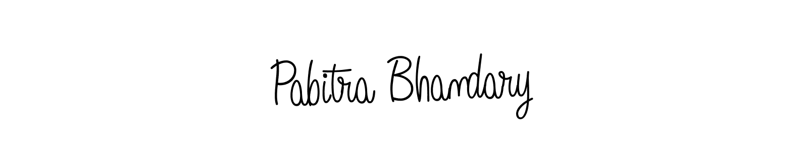 Also we have Pabitra Bhandary name is the best signature style. Create professional handwritten signature collection using Angelique-Rose-font-FFP autograph style. Pabitra Bhandary signature style 5 images and pictures png